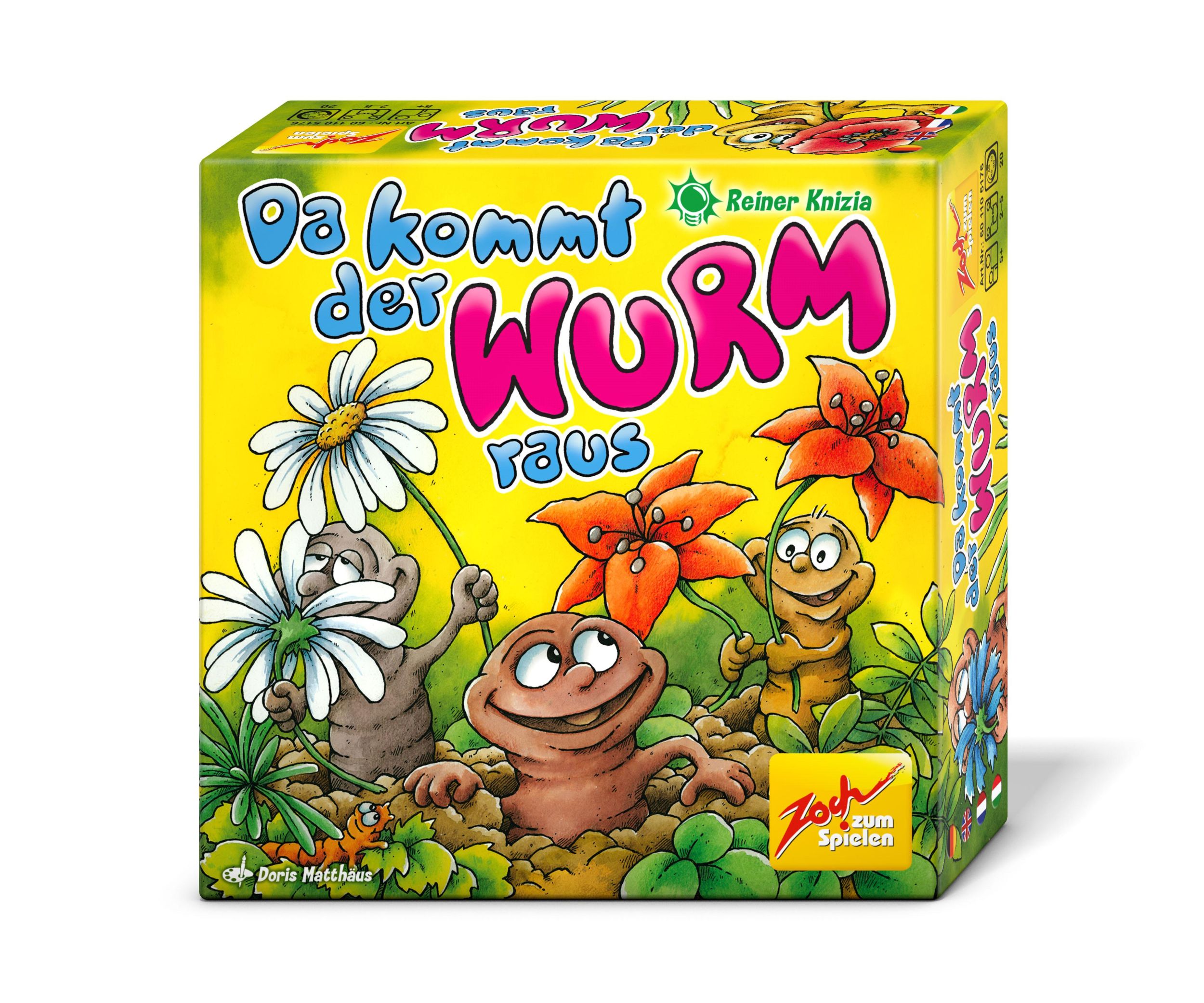 Cover: 4015682051765 | Da kommt der Wurm raus | Spiel | 601105176 | Deutsch | 2023 | Zoch