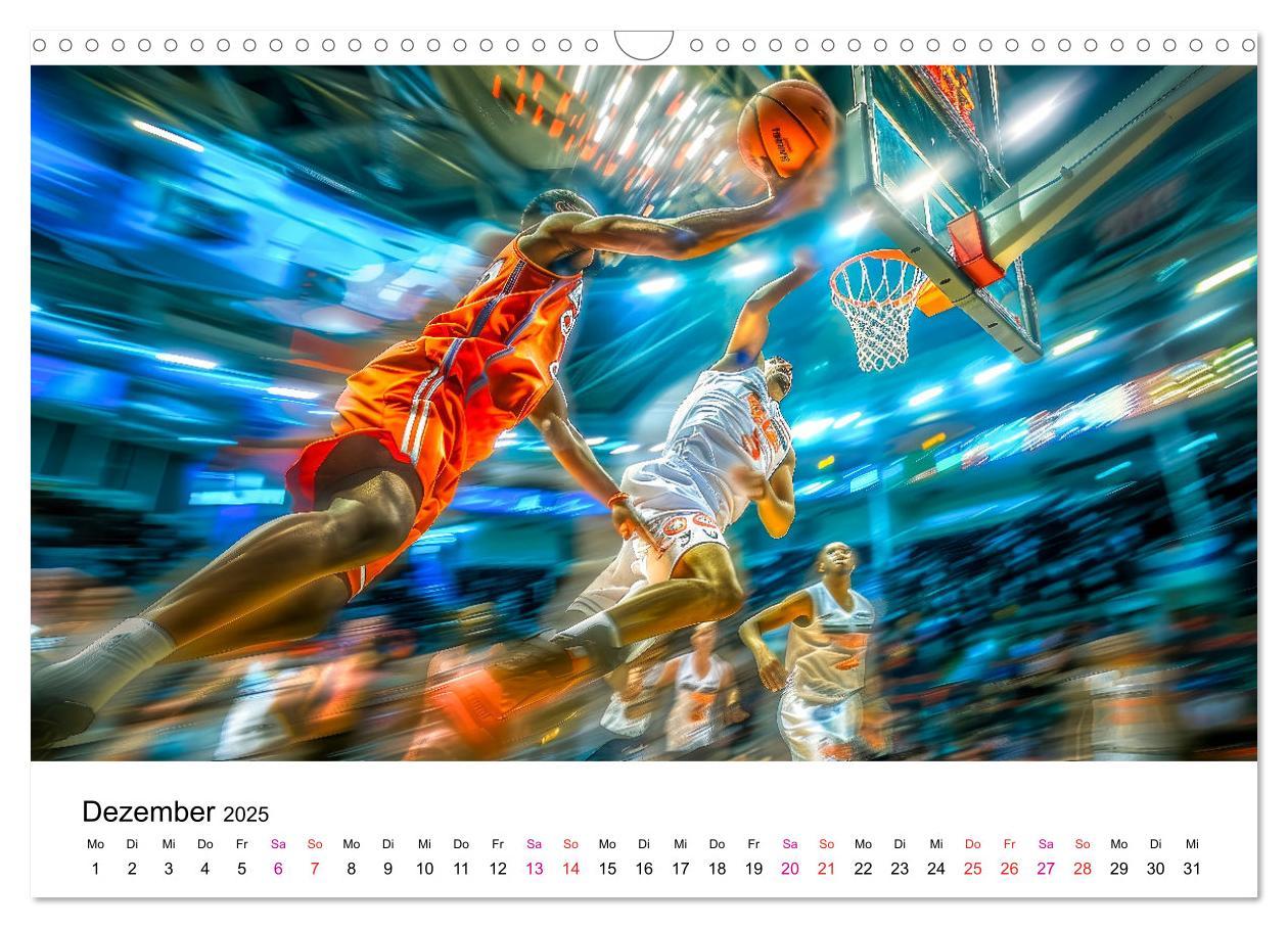 Bild: 9783457146729 | Basketball Erlebnisse (Wandkalender 2025 DIN A3 quer), CALVENDO...