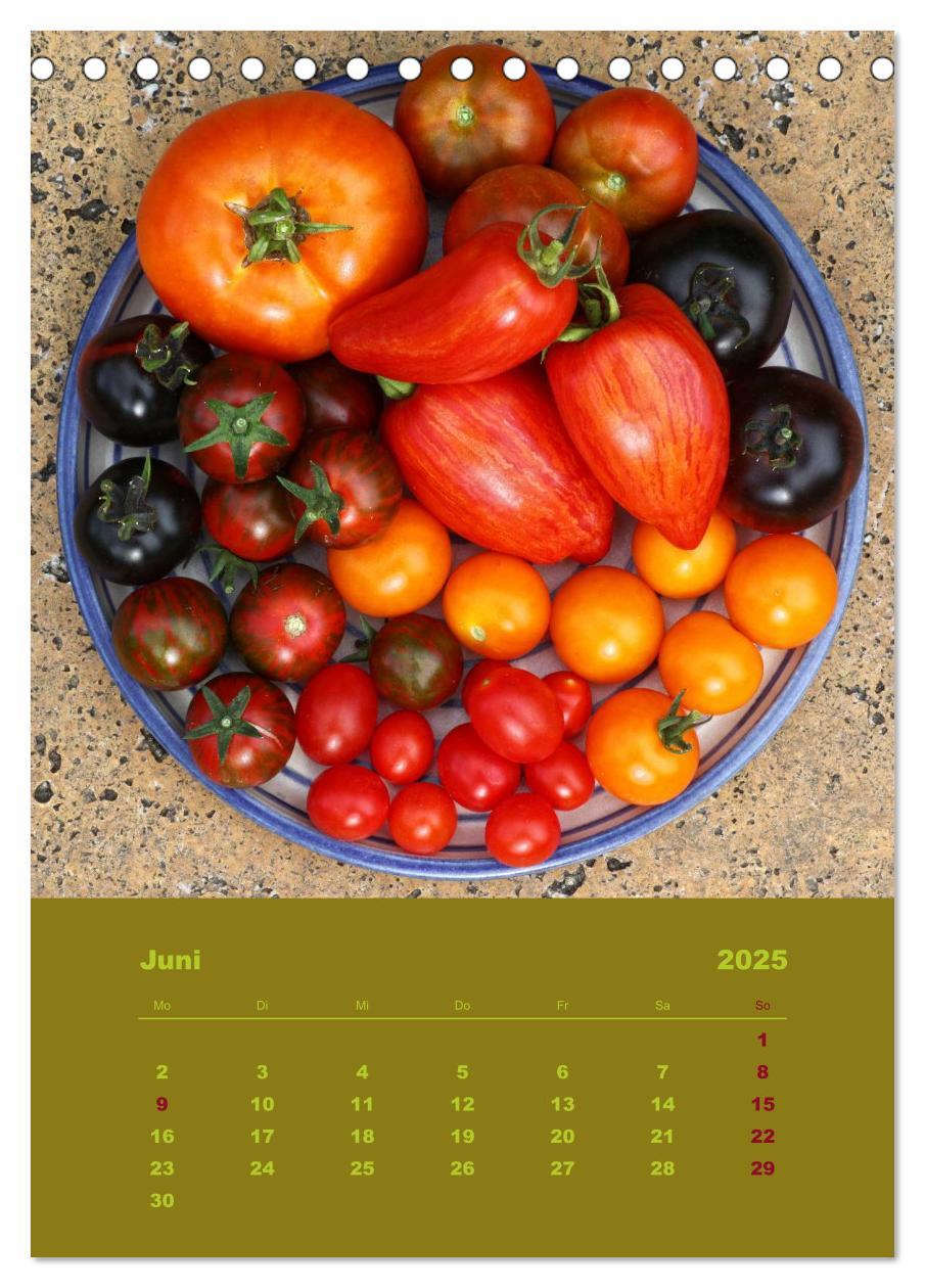 Bild: 9783457054673 | Tomaten - Alles BIO! (Tischkalender 2025 DIN A5 hoch), CALVENDO...