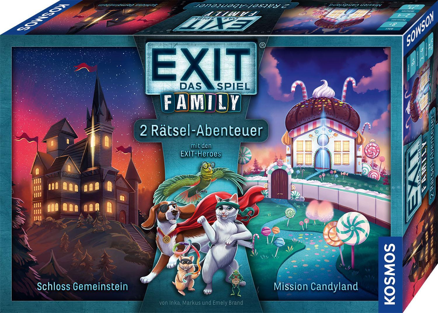 Cover: 4002051684662 | EXIT® - Das Spiel - Family: Schloss Gemeinstein/Mission Candyland