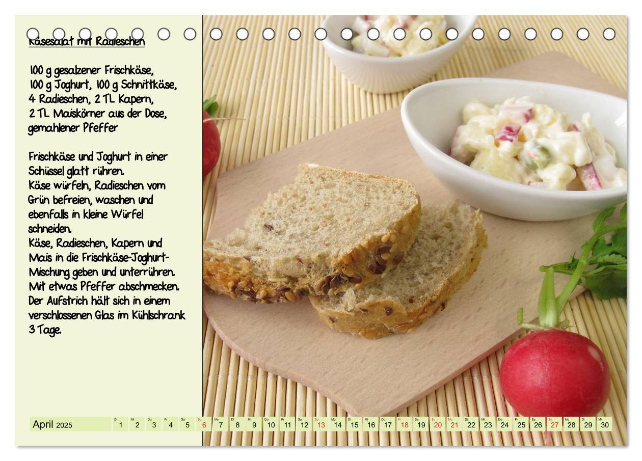 Bild: 9783435737246 | Leckere Aufstriche - Ein Kalender mit Rezepten (Tischkalender 2025...