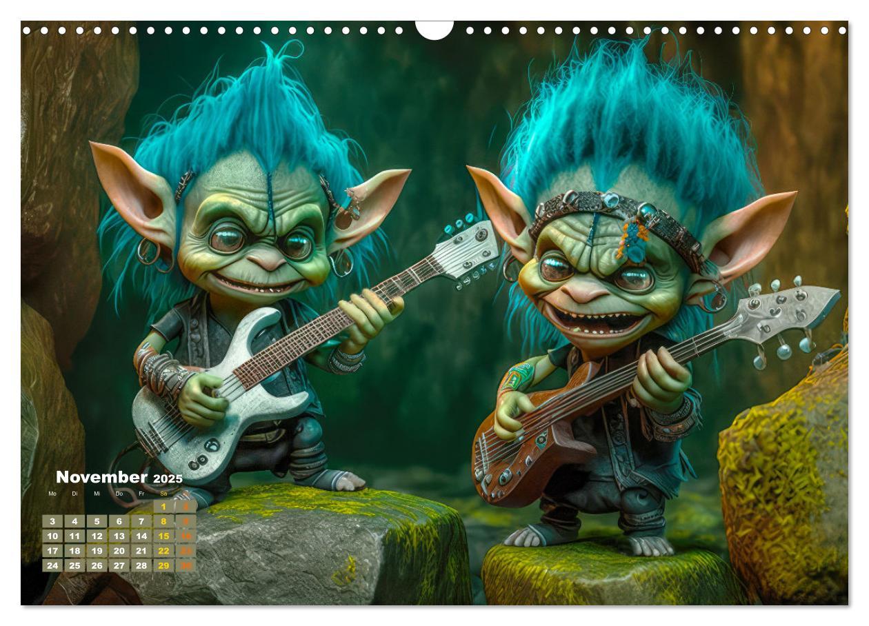 Bild: 9783383908934 | Trolls rocken ab (Wandkalender 2025 DIN A3 quer), CALVENDO...