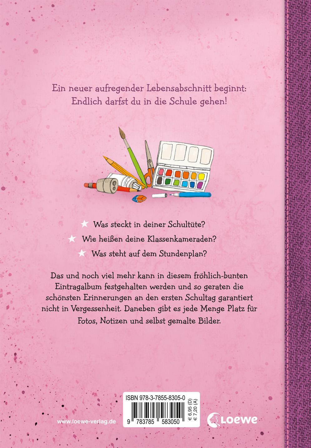 Rückseite: 9783785583050 | Mein erster Schultag (Mädchen) | Steffi Wöhner | Buch | Eintragbücher