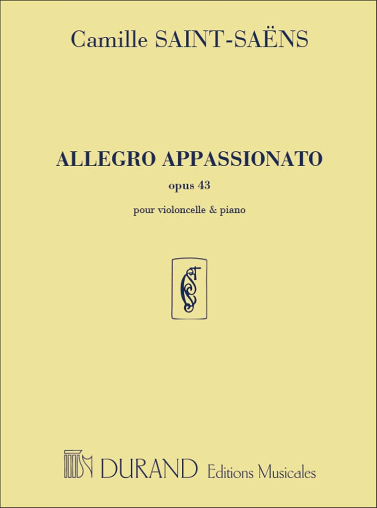 Cover: 9790044016457 | Allegro Appassionato opus 43 | pour violoncelle &amp; piano | Saint-Saens