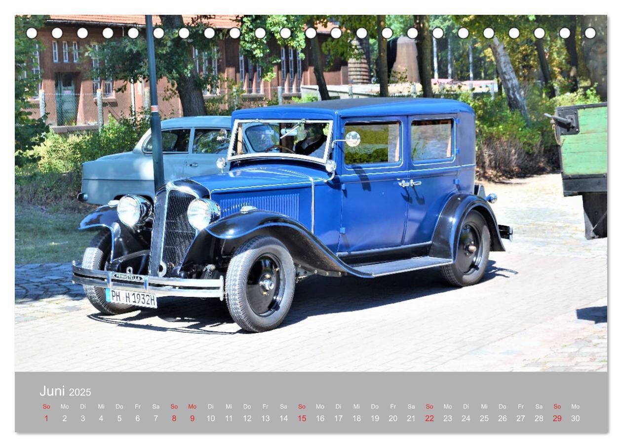 Bild: 9783435128341 | OLDTIMER-Event (Tischkalender 2025 DIN A5 quer), CALVENDO...