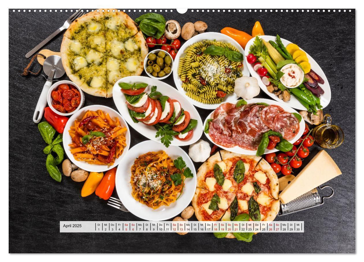 Bild: 9783435040001 | Mediterrane Küche - Gesund &amp; Lecker (Wandkalender 2025 DIN A2...