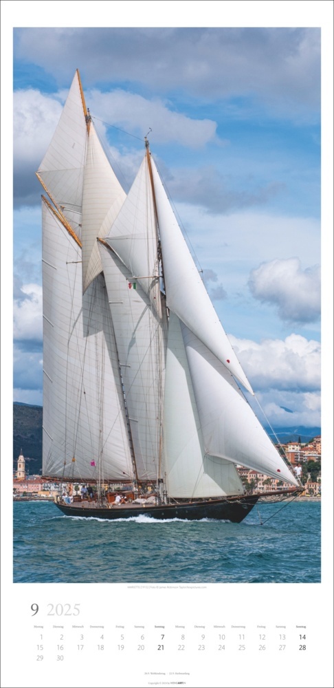 Bild: 9783839900253 | Under Sail Kalender 2025 | Kalender | Spiralbindung | 14 S. | Deutsch