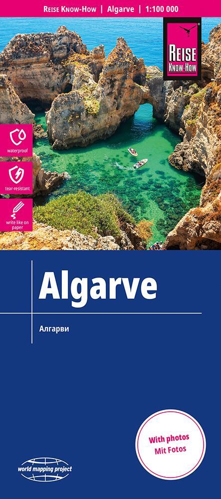 Cover: 9783831772759 | Reise Know-How Landkarte Algarve 1 : 100.000 | Rump | (Land-)Karte