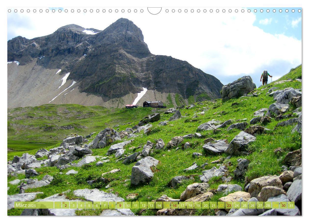 Bild: 9783435003853 | E5 - ZU FUSS ÜBER DIE ALPEN VON OBERSTDORF NACH MERAN (Wandkalender...