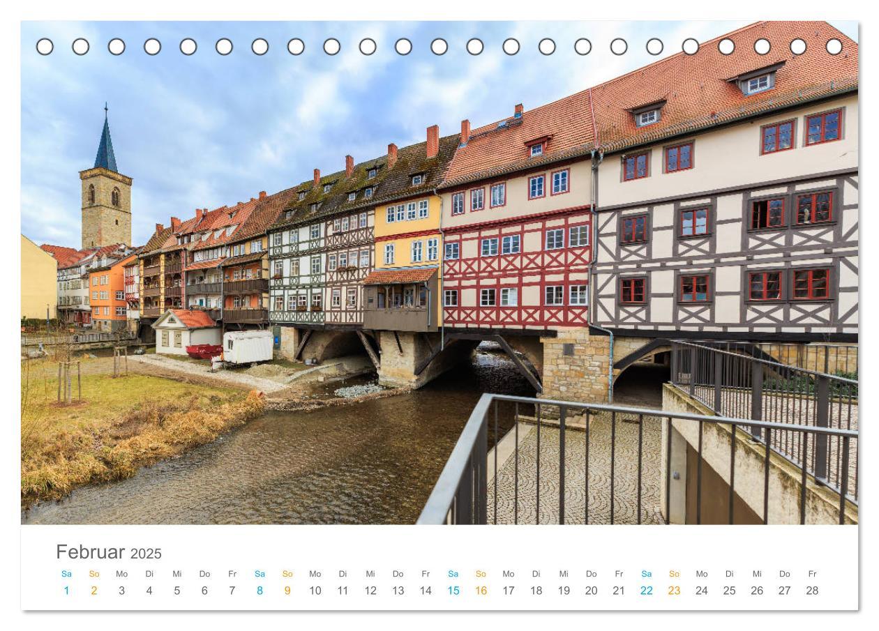 Bild: 9783435320189 | Erfurt - Stadt der Türme (Tischkalender 2025 DIN A5 quer), CALVENDO...