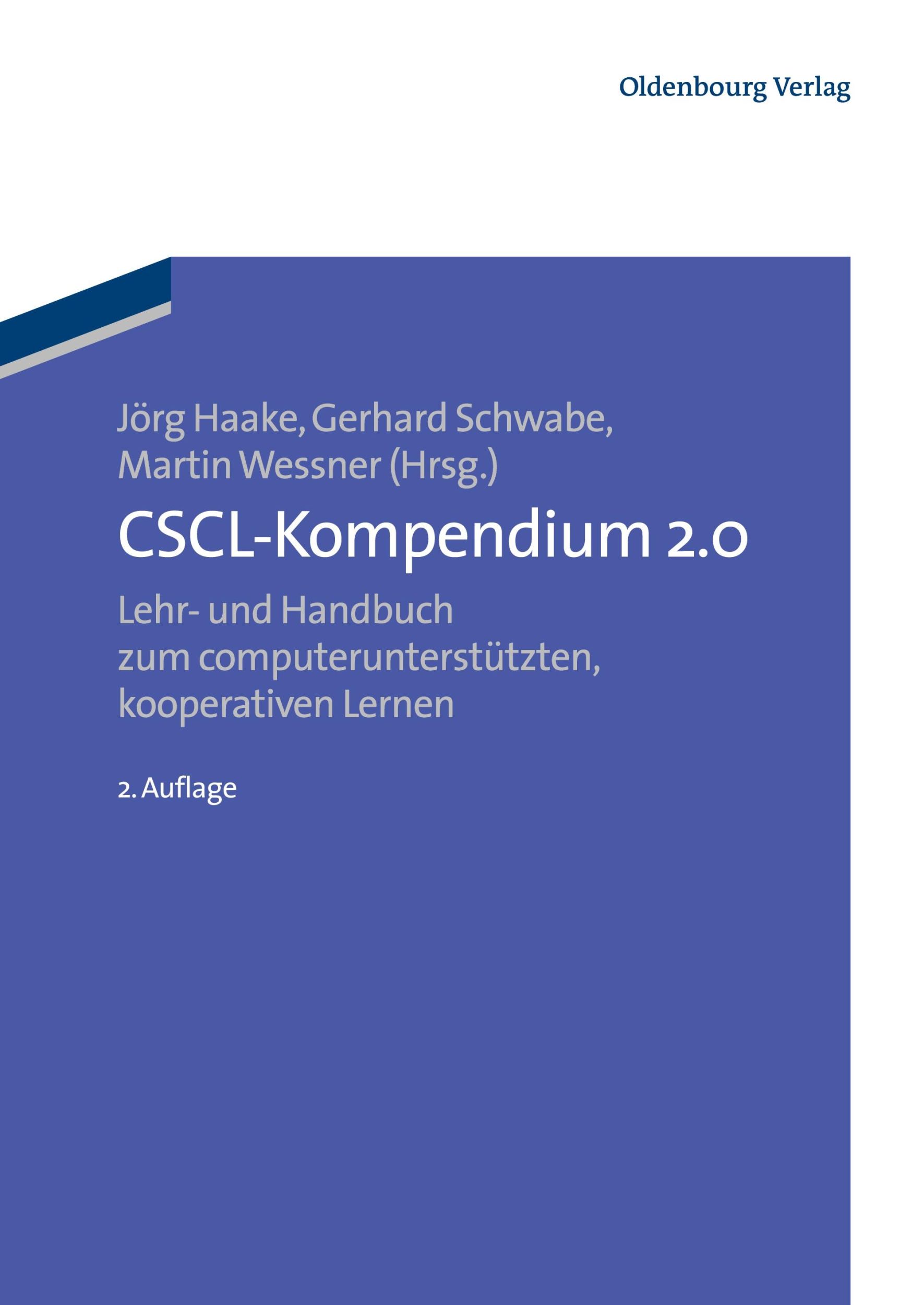 Cover: 9783486599114 | CSCL-Kompendium 2.0 | Jörg Haake (u. a.) | Taschenbuch | X | Deutsch