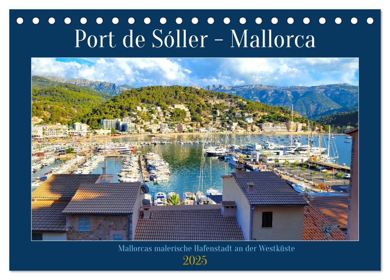 Cover: 9783383907906 | Port de Sóller - Mallorca (Tischkalender 2025 DIN A5 quer),...