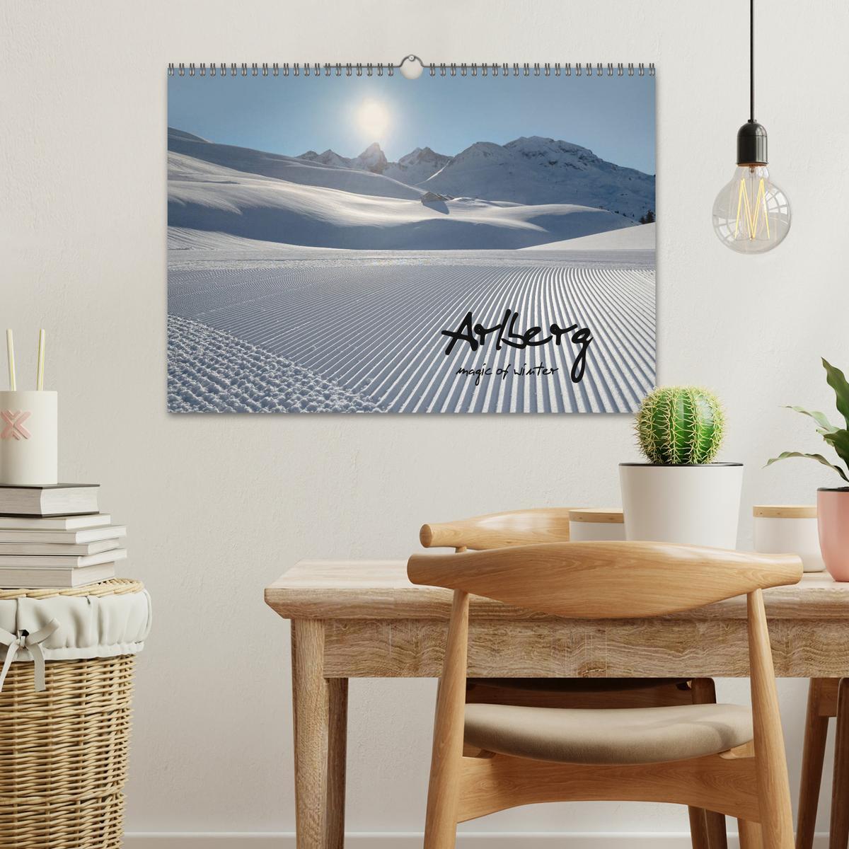 Bild: 9783435232888 | Arlberg - magic of winter (Wandkalender 2025 DIN A3 quer), CALVENDO...