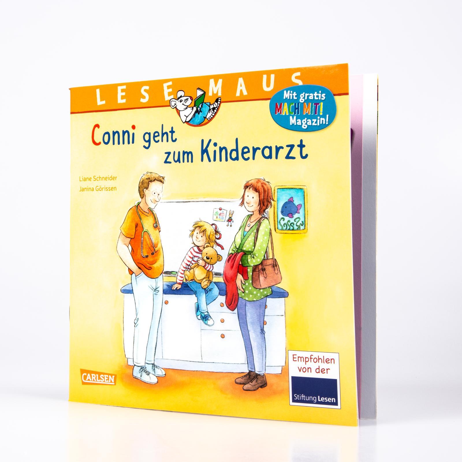 Bild: 9783551080325 | LESEMAUS 132: Conni geht zum Kinderarzt | Liane Schneider | Buch