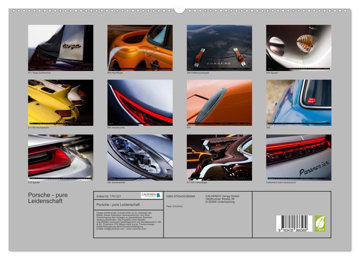 Bild: 9783435366569 | Porsche - pure Leidenschaft (hochwertiger Premium Wandkalender 2025...