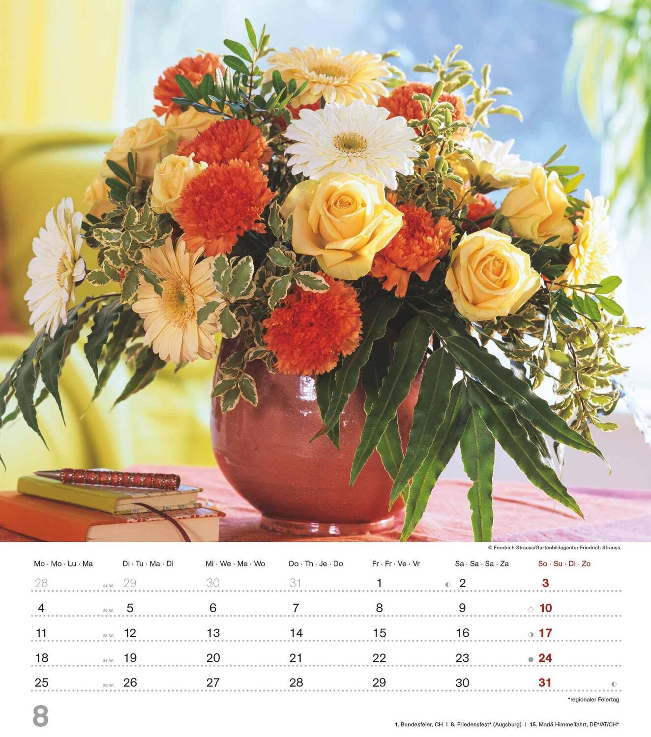 Bild: 4251732342135 | Der Duft der Rosen 2025 - Bildkalender 30x34 cm - Kalender mit wohl...