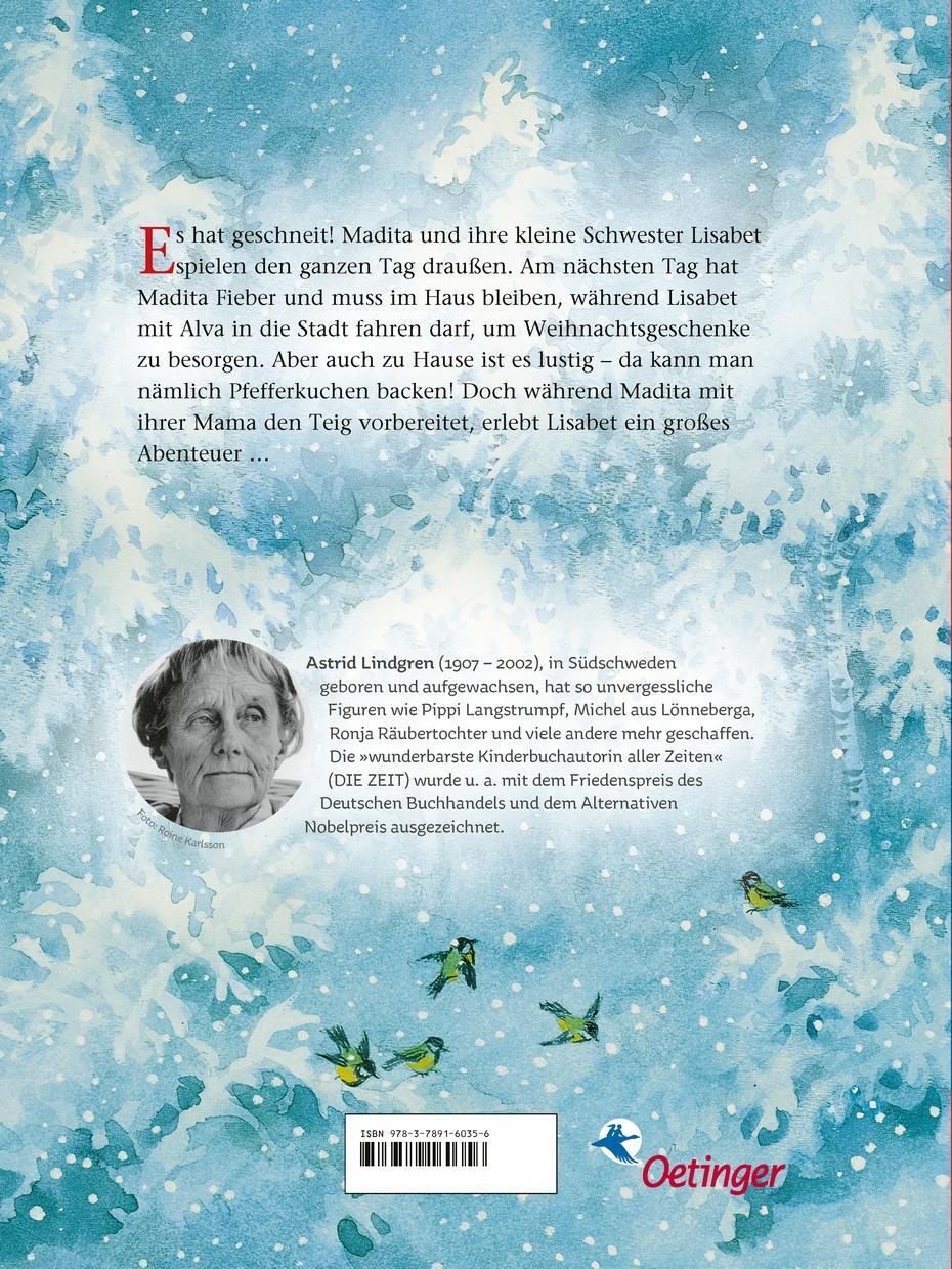 Rückseite: 9783789160356 | Guck mal, Madita, es schneit! | Astrid Lindgren | Buch | Madita | 1984