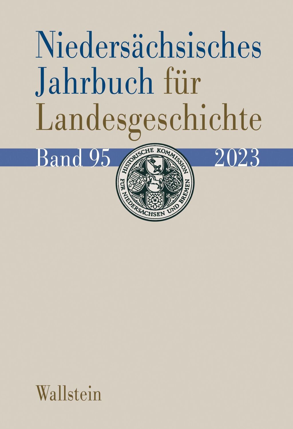 Cover: 9783835354586 | Niedersächsisches Jahrbuch für Landesgeschichte 95/2023 | Bremen