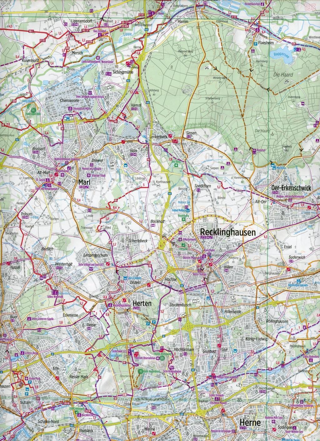 Bild: 9783850002868 | Bikeline Radkarte Deutschland Ruhrgebiet 1 : 75 000 (RK-NRW04) | 2011