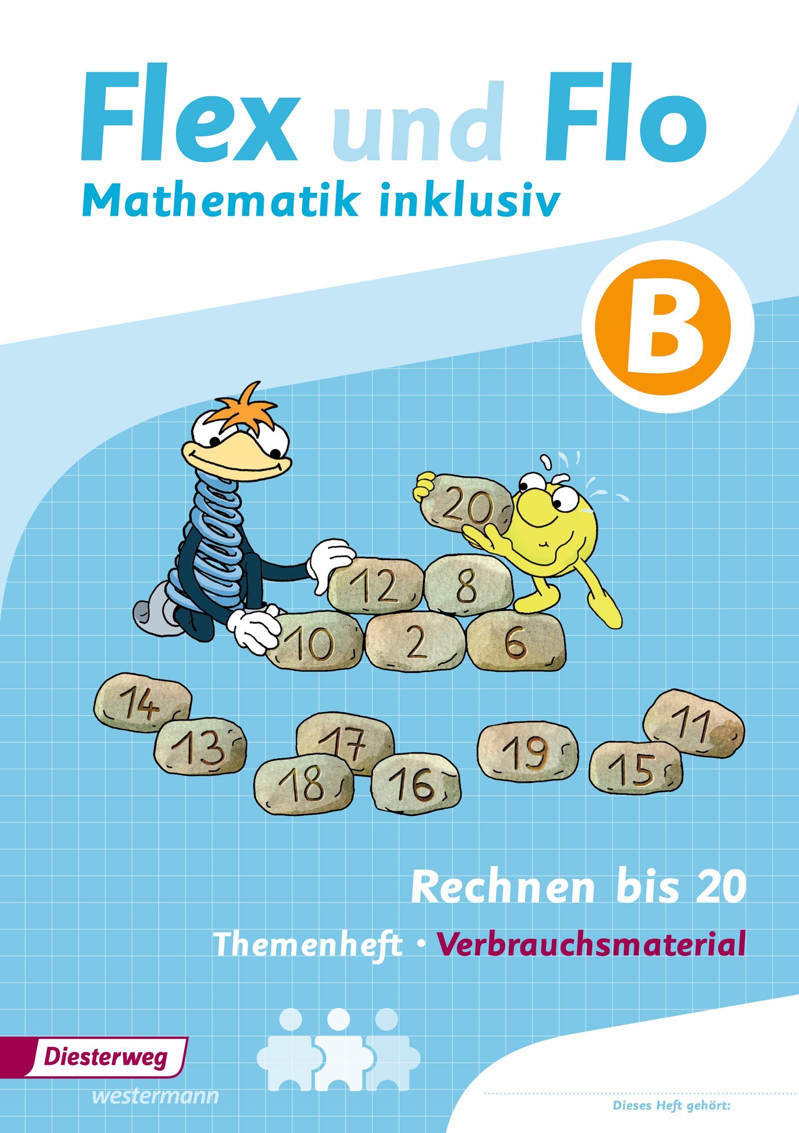 Cover: 9783425136622 | Flex und Flo - Mathematik inklusiv. Rechnen bis 20 inklusiv B | 72 S.