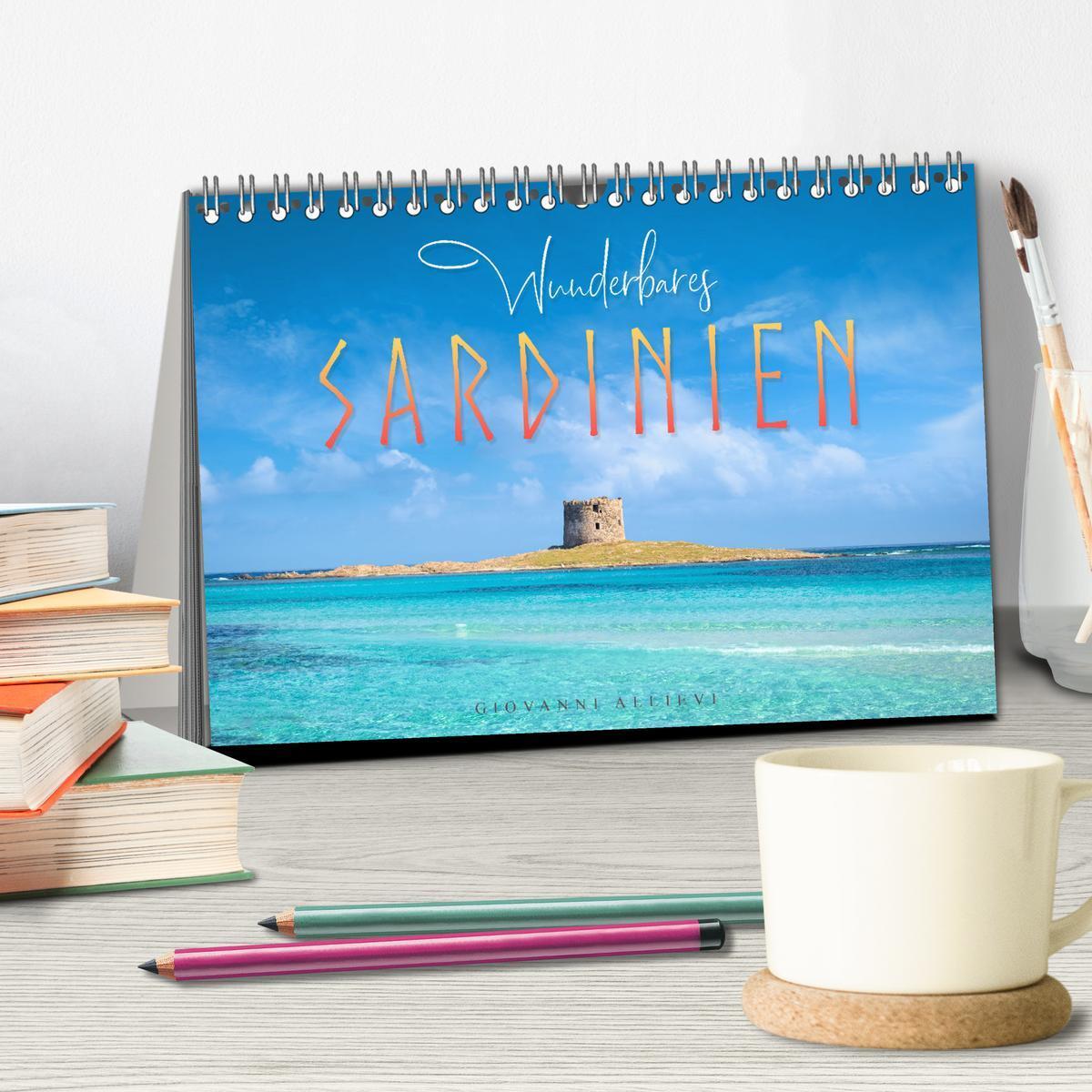 Bild: 9783383792885 | Wunderbares Sardinien (Tischkalender 2025 DIN A5 quer), CALVENDO...