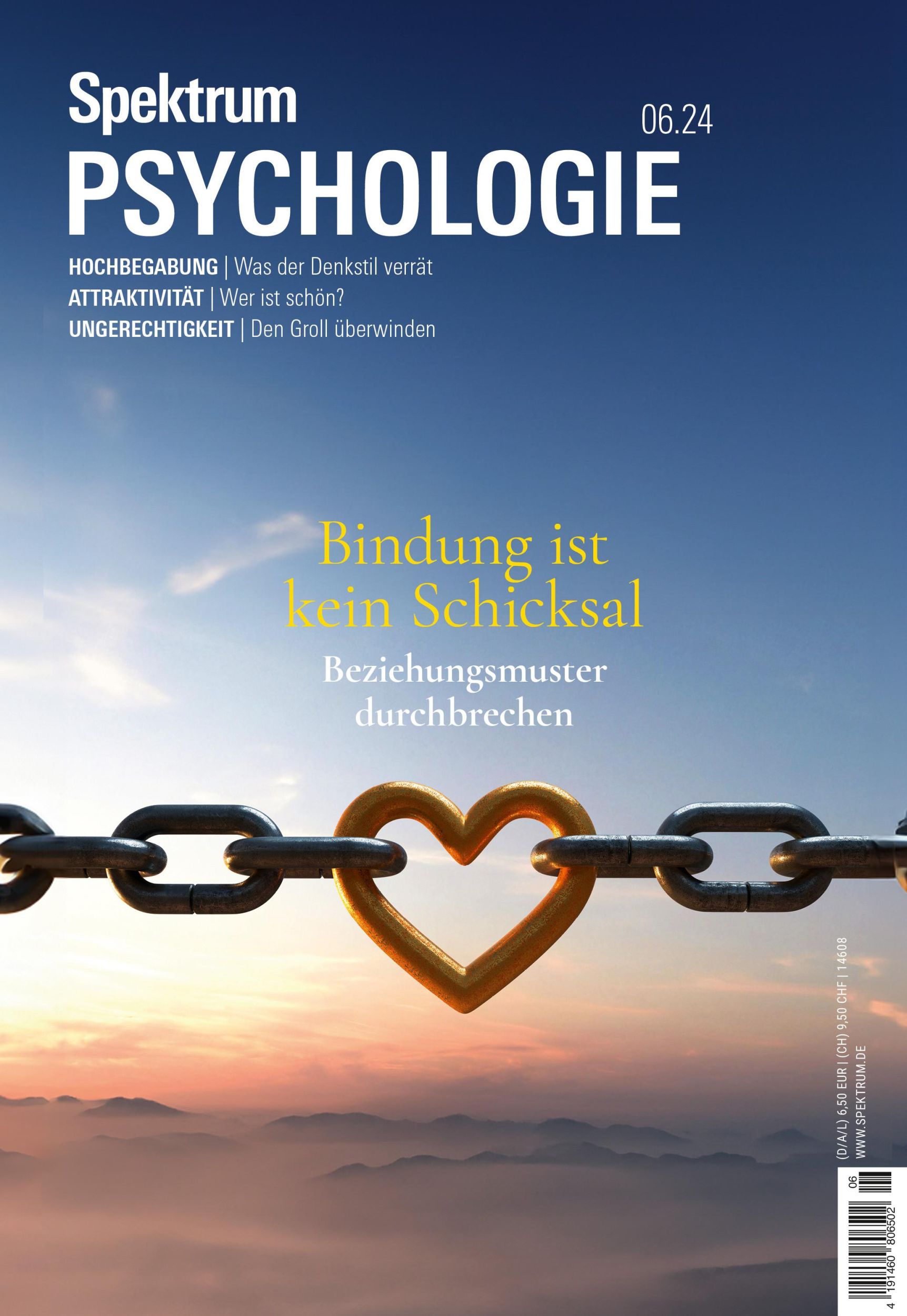 Cover: 9783958928312 | Spektrum Psychologie 6/2024 - Bindung ist kein Schicksal | Taschenbuch