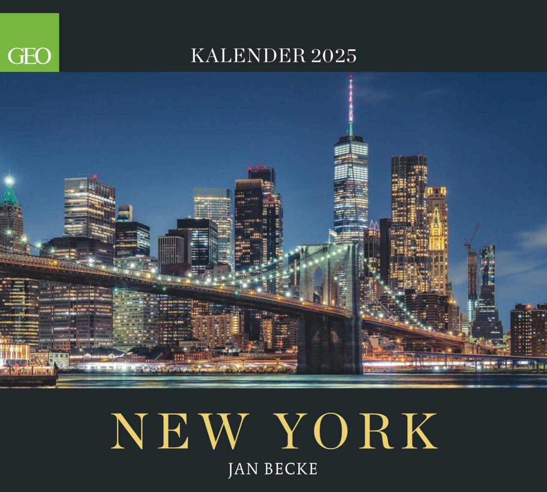 Cover: 4002725988805 | GEO - New York Wandkalender 2025, 50x45cm, Posterkalender mit...