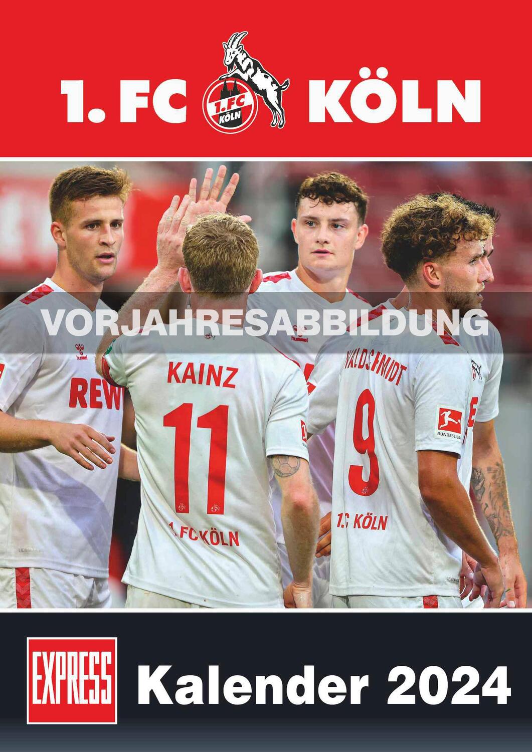 Cover: 4250809653976 | 1. FC Köln 2025 - Fußball-Kalender - Express-Fankalender -...