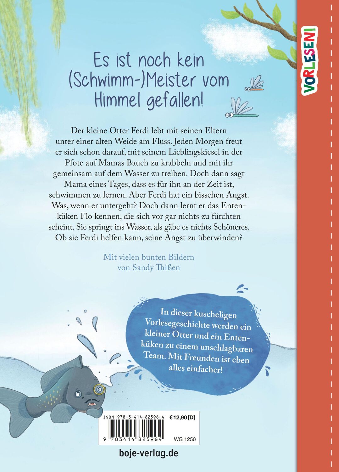 Bild: 9783414825964 | Ferdi &amp; Flo | Der kleine Otter lernt schwimmen. Band 1 | Katrin Pokahr