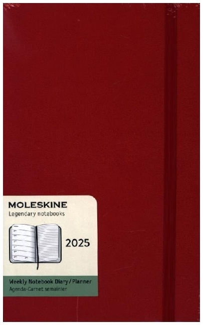 Cover: 8056999270285 | Moleskine 12 Monate Wochen Notizkalender 2025, Large/A5 | Buch | 2025