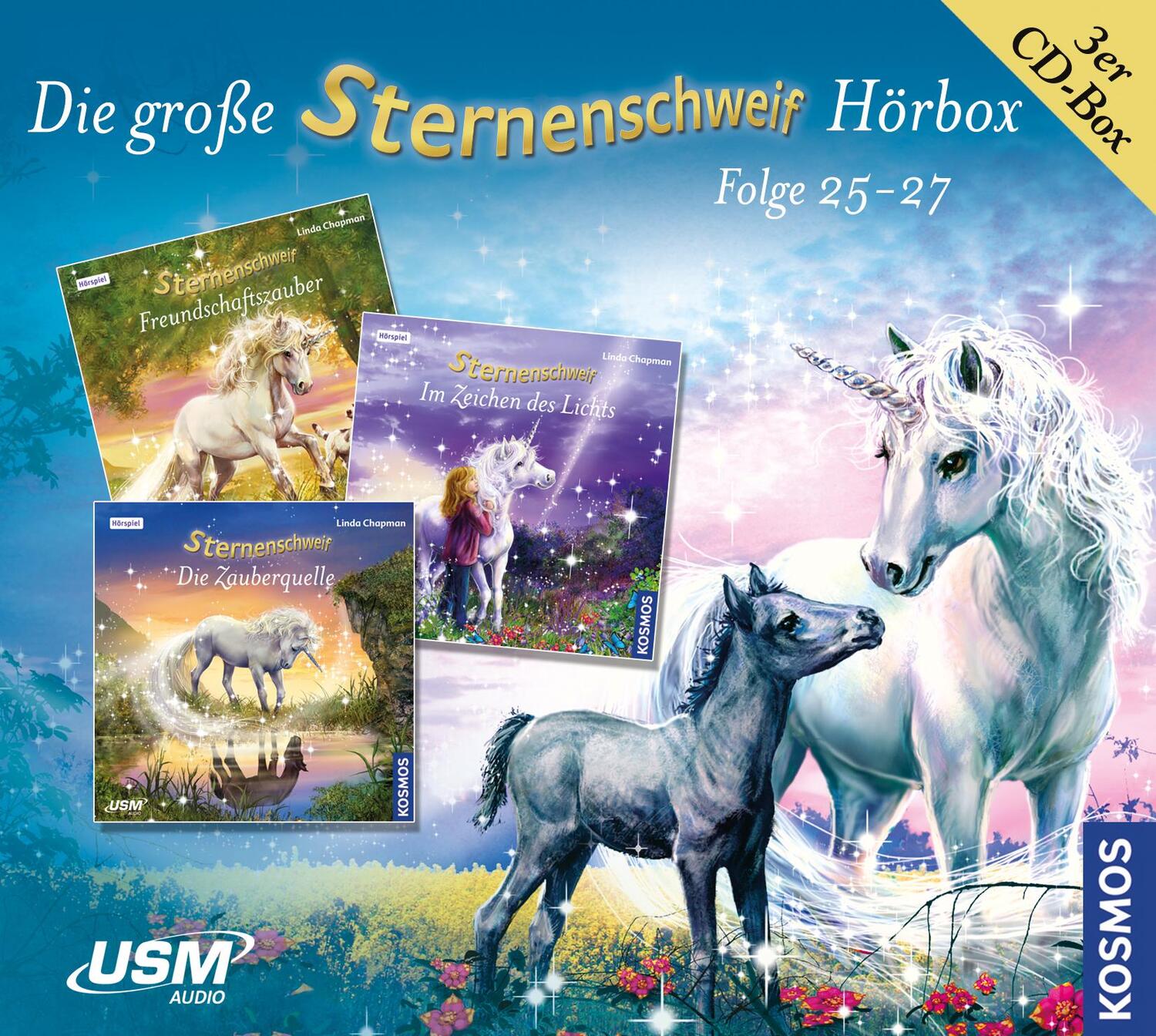 Cover: 9783803236982 | Die große Sternenschweif Hörbox Folgen 25-27 (3 Audio CDs) | Chapman