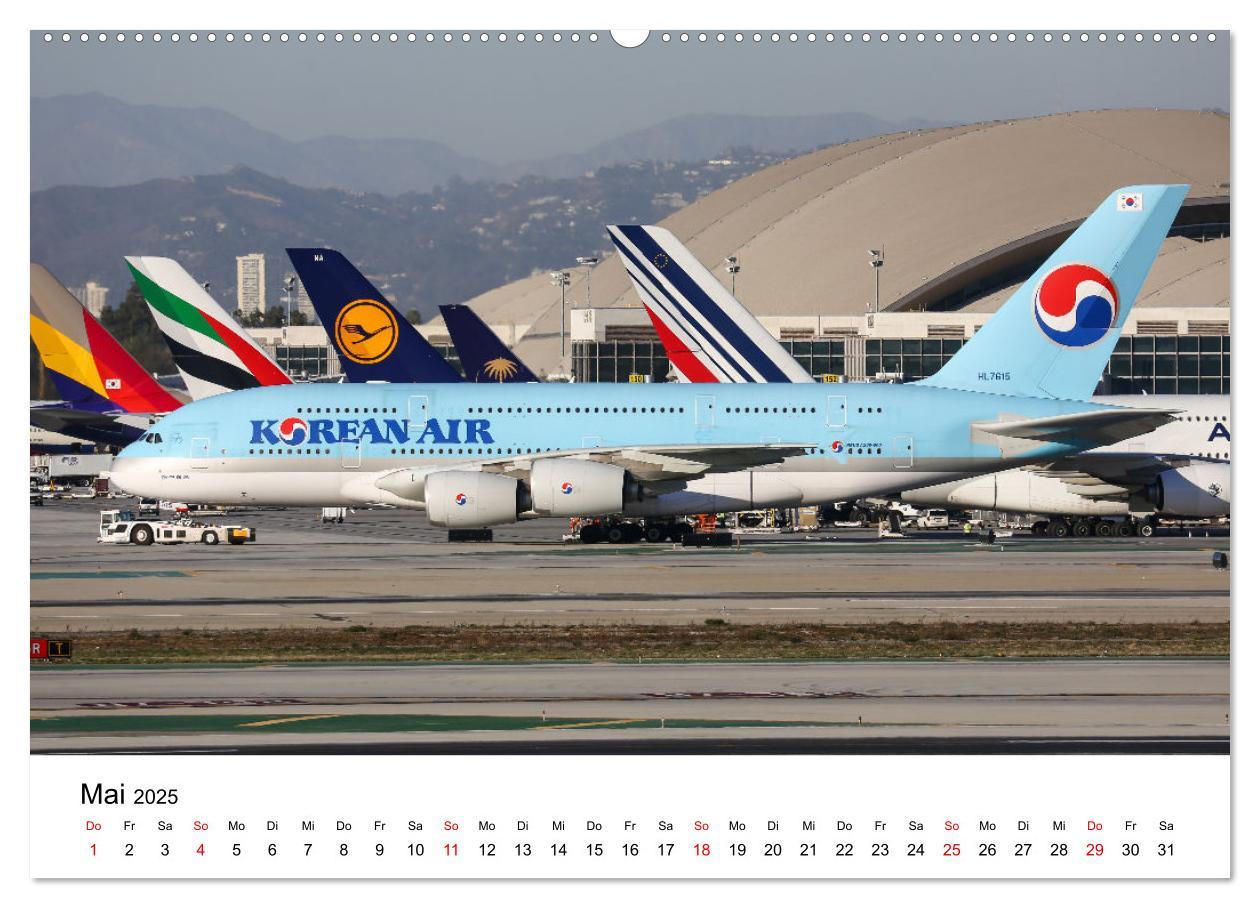 Bild: 9783435018635 | Airbus A380 Superjumbo 2025 (hochwertiger Premium Wandkalender 2025...