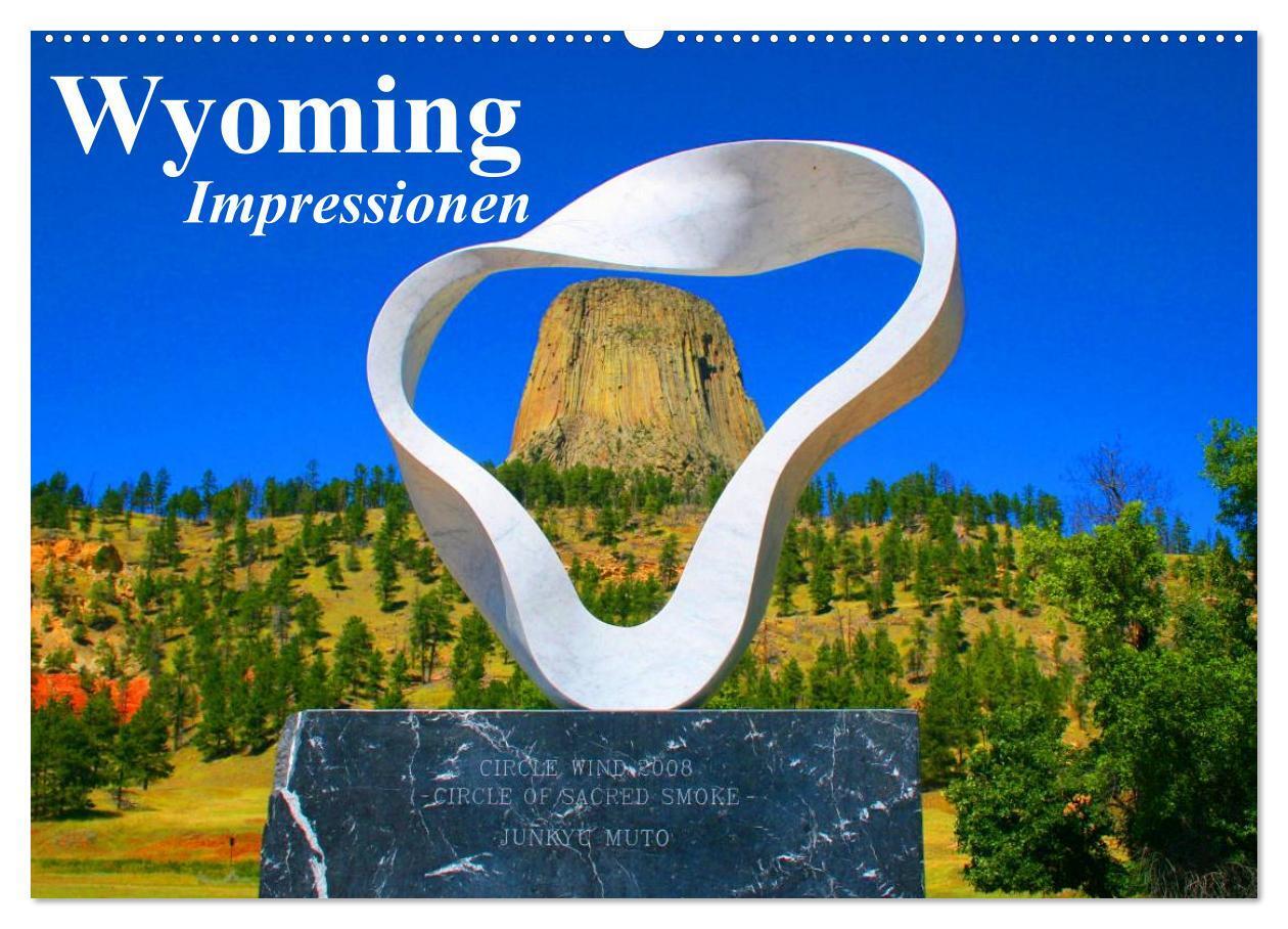 Cover: 9783435735389 | Wyoming ¿ Impressionen (Wandkalender 2025 DIN A2 quer), CALVENDO...