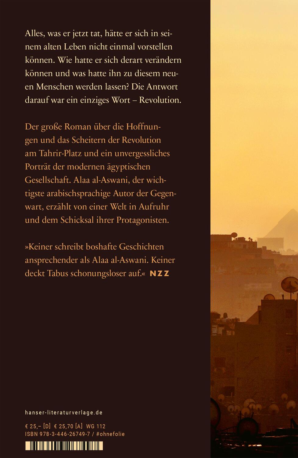 Bild: 9783446267497 | Die Republik der Träumer | Roman | Alaa Al-Aswani | Buch | 464 S.