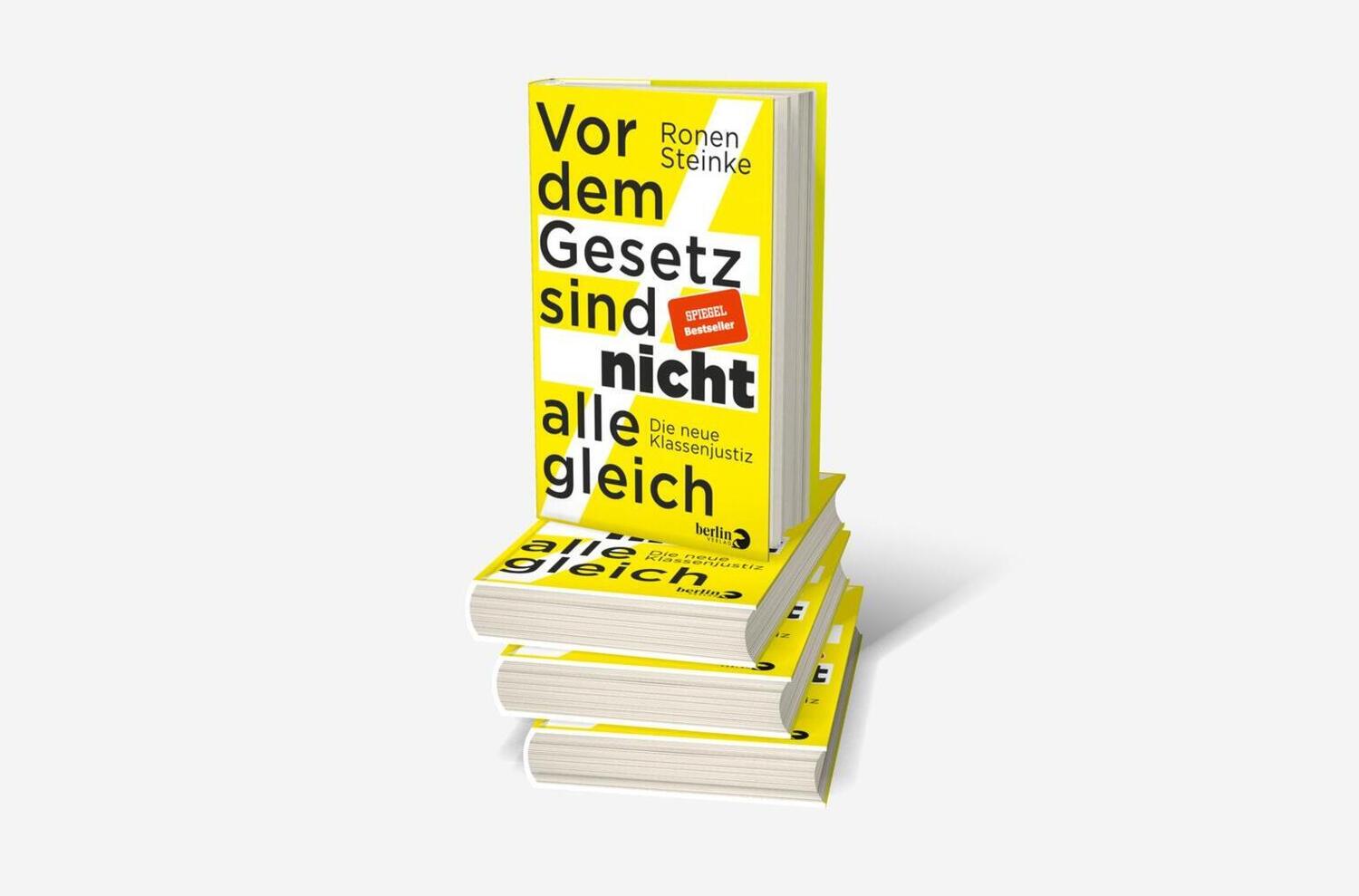 Bild: 9783827014153 | Vor dem Gesetz sind nicht alle gleich | Ronen Steinke | Buch | 272 S.