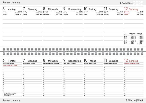 Bild: 9783731879794 | Tischquerkalender Edition Natur Floral 2025 | Korsch Verlag | Kalender