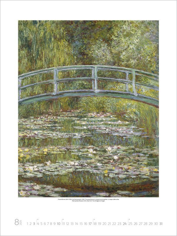 Bild: 9783731875734 | Claude Monet 2025 | Korsch Verlag | Kalender | Spiralbindung | 14 S.