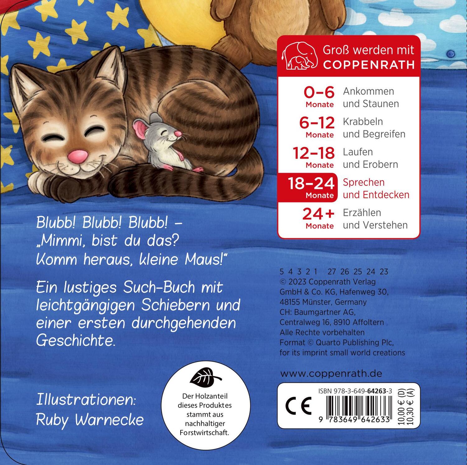 Rückseite: 9783649642633 | Komm heraus, kleine Maus!: Bist du zu Haus? | Ruby Warnecke | Buch