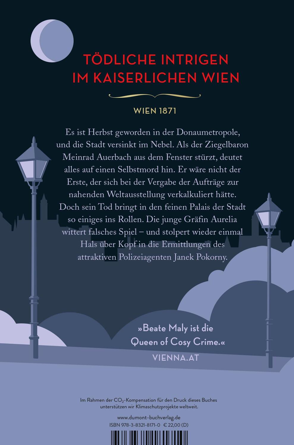 Rückseite: 9783832181710 | Aurelia und die Melodie des Todes | Ein historischer Wien-Krimi | Maly