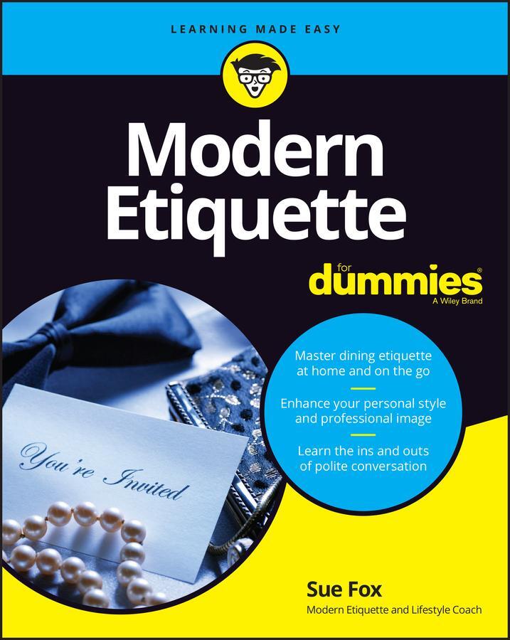 Cover: 9781119982845 | Modern Etiquette For Dummies | Sue Fox | Taschenbuch | 384 S. | 2022