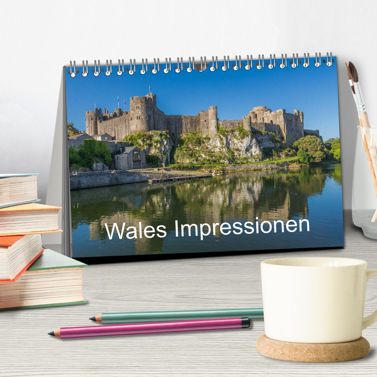 Bild: 9783435366071 | Wales Impressionen (Tischkalender 2025 DIN A5 quer), CALVENDO...