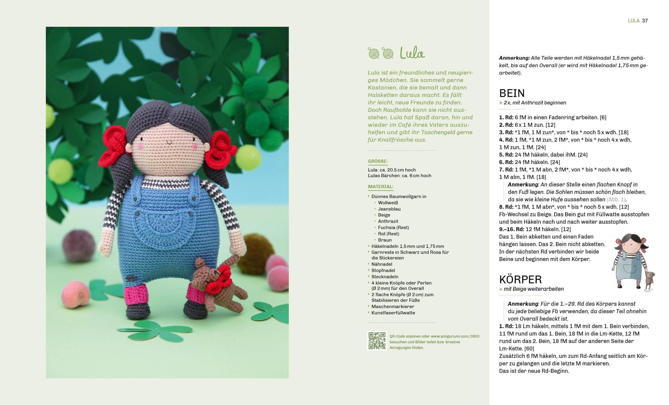 Bild: 9783745912807 | Lula und ihre Häkelfreunde | 14 lustige Amigurumis häkeln | Buch