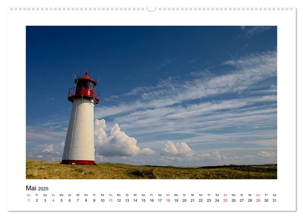 Bild: 9783435616879 | Sylt - Tage am Meer (Wandkalender 2025 DIN A2 quer), CALVENDO...