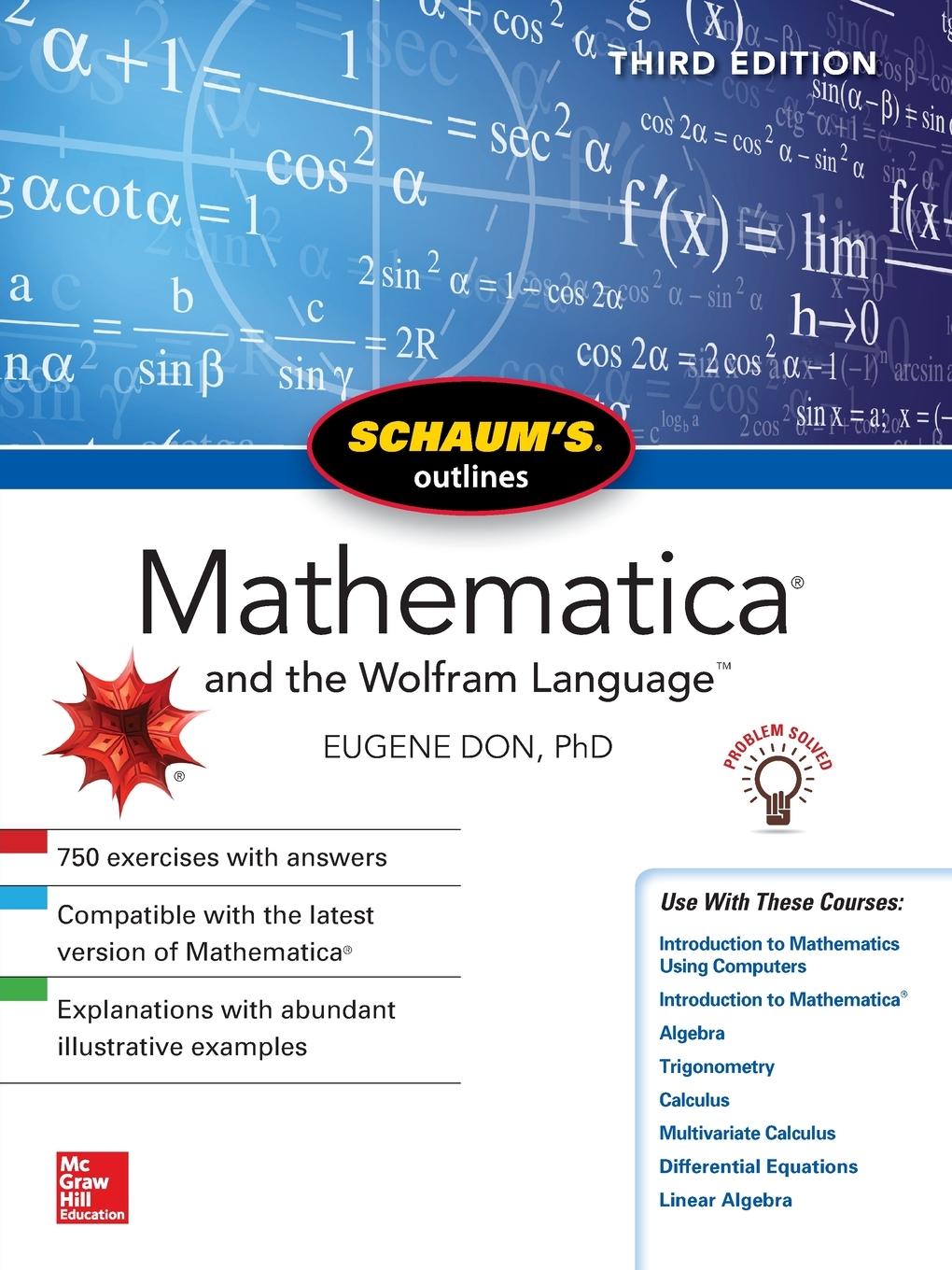 Cover: 9781260120721 | Schaum's Outline of Mathematica, Third Edition | Eugene Don | Buch