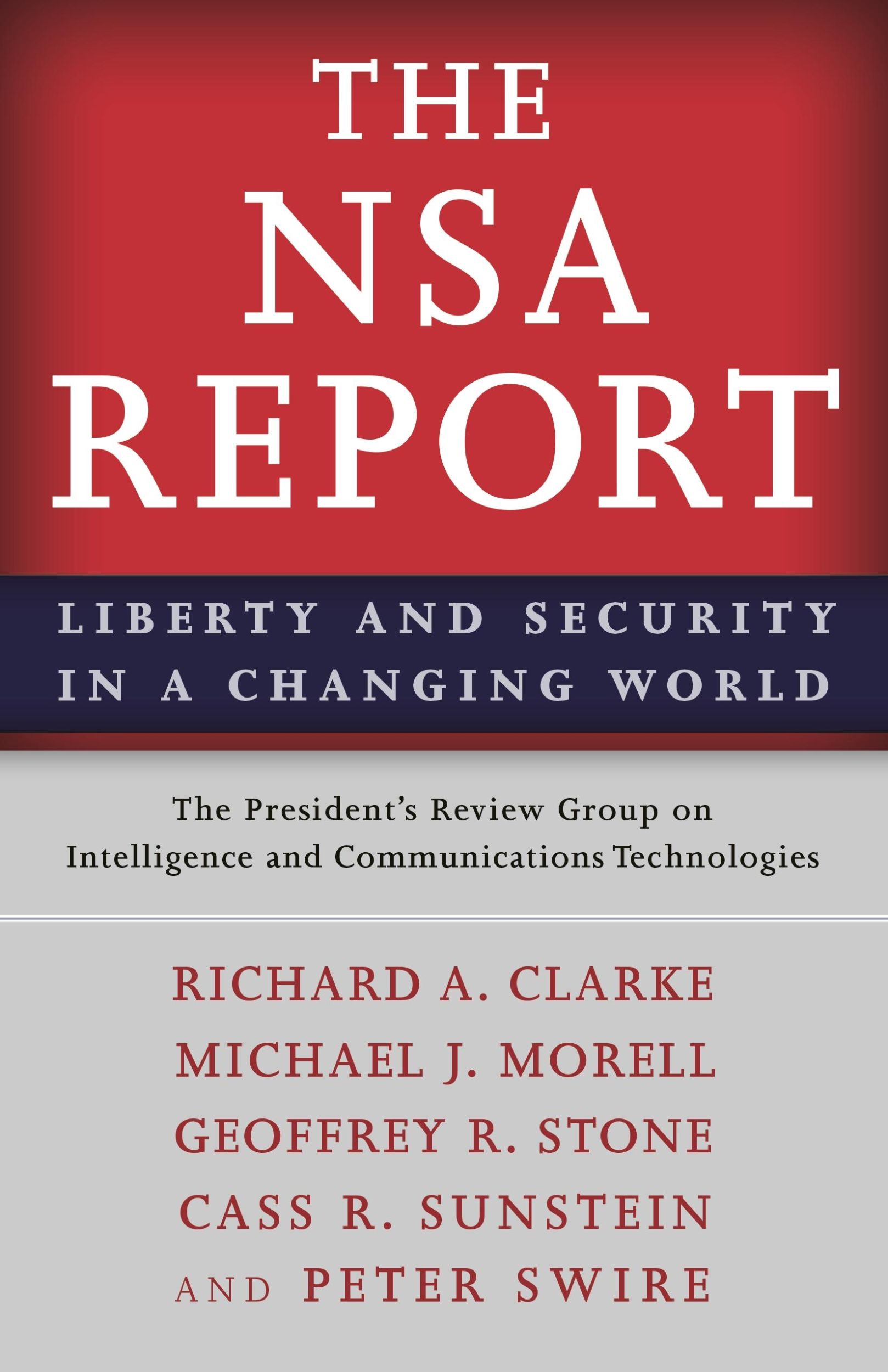 Cover: 9780691163208 | The Nsa Report | Liberty and Security in a Changing World | Buch