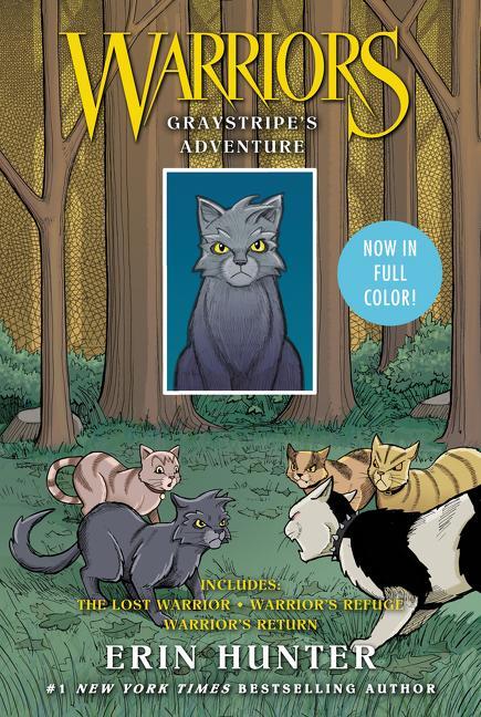 Cover: 9780062573001 | Warriors Manga: Graystripe's Adventure: 3 Full-Color Warriors Manga...