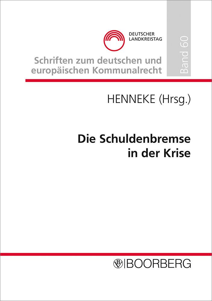 Cover: 9783415074774 | Die Schuldenbremse in der Krise | Hans-Günter Henneke | Buch | 292 S.