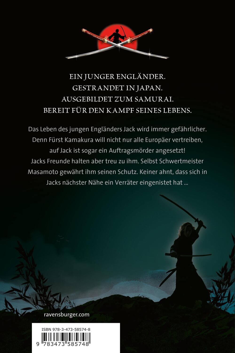 Rückseite: 9783473585748 | Samurai, Band 3: Der Weg des Drachen | Chris Bradford | Taschenbuch