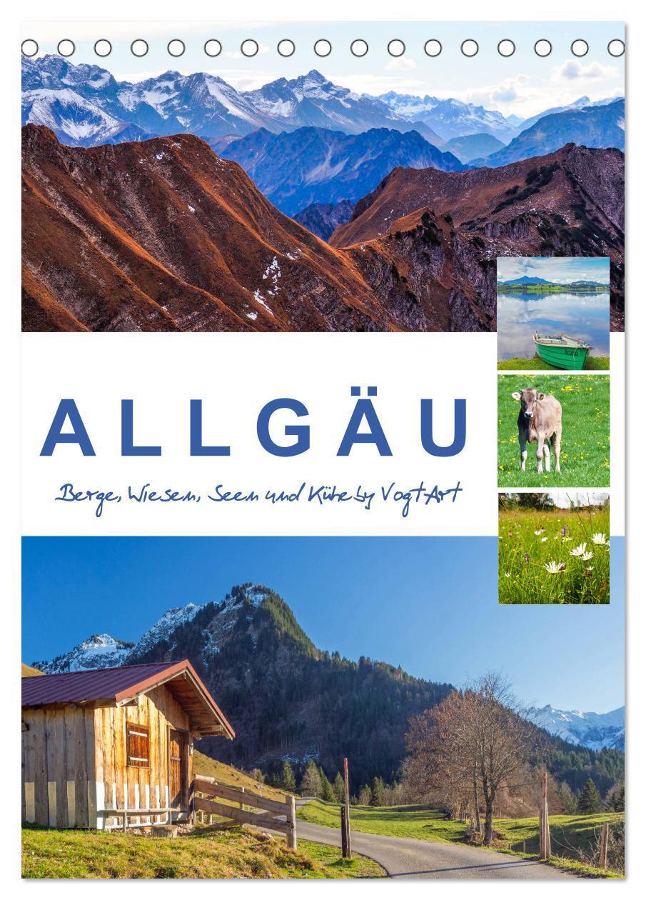 Cover: 9783435930296 | Allgäu, Berge, Wiesen, Seen und Kühe. (Tischkalender 2025 DIN A5...