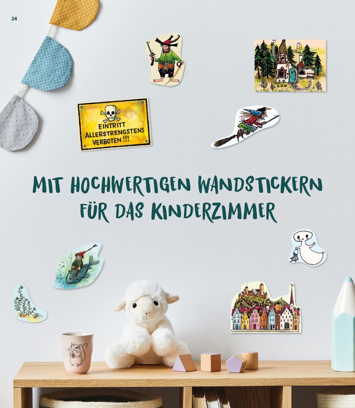 Bild: 9783522186421 | Die kleine Hexe: Die kleine Hexe | Jubiläumsausgabe mit Wandstickern